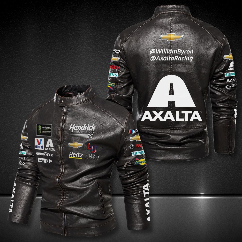 Byron William - Hendrick Motorsports Collar Leather Jacket 9043