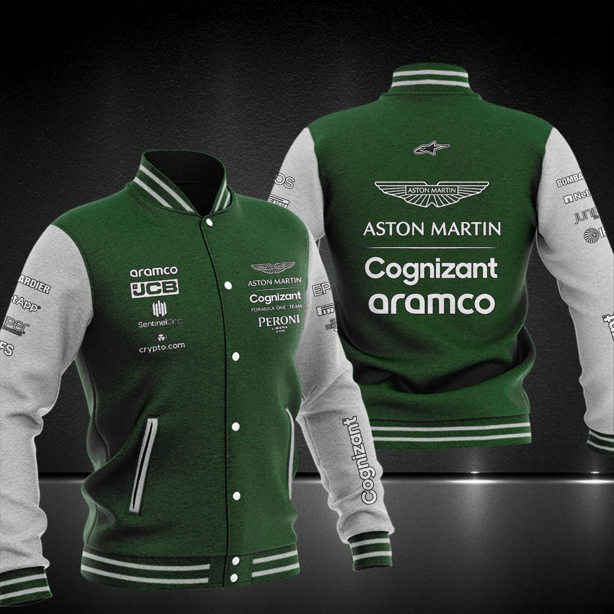 Aston Martin Cognizant F1 Team Baseball Jacket B1669