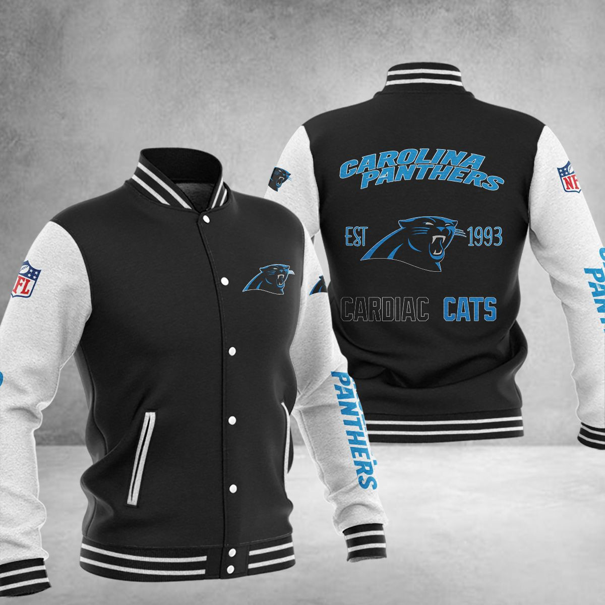 Carolina Panthers Baseball Jacket 1505