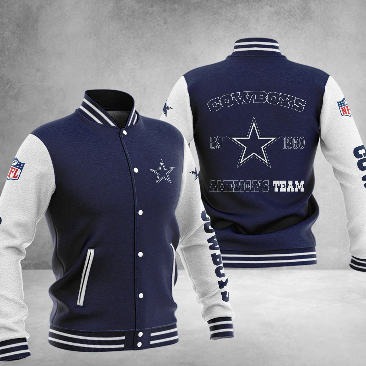 Dallas Cowboys Baseball Jacket 1509