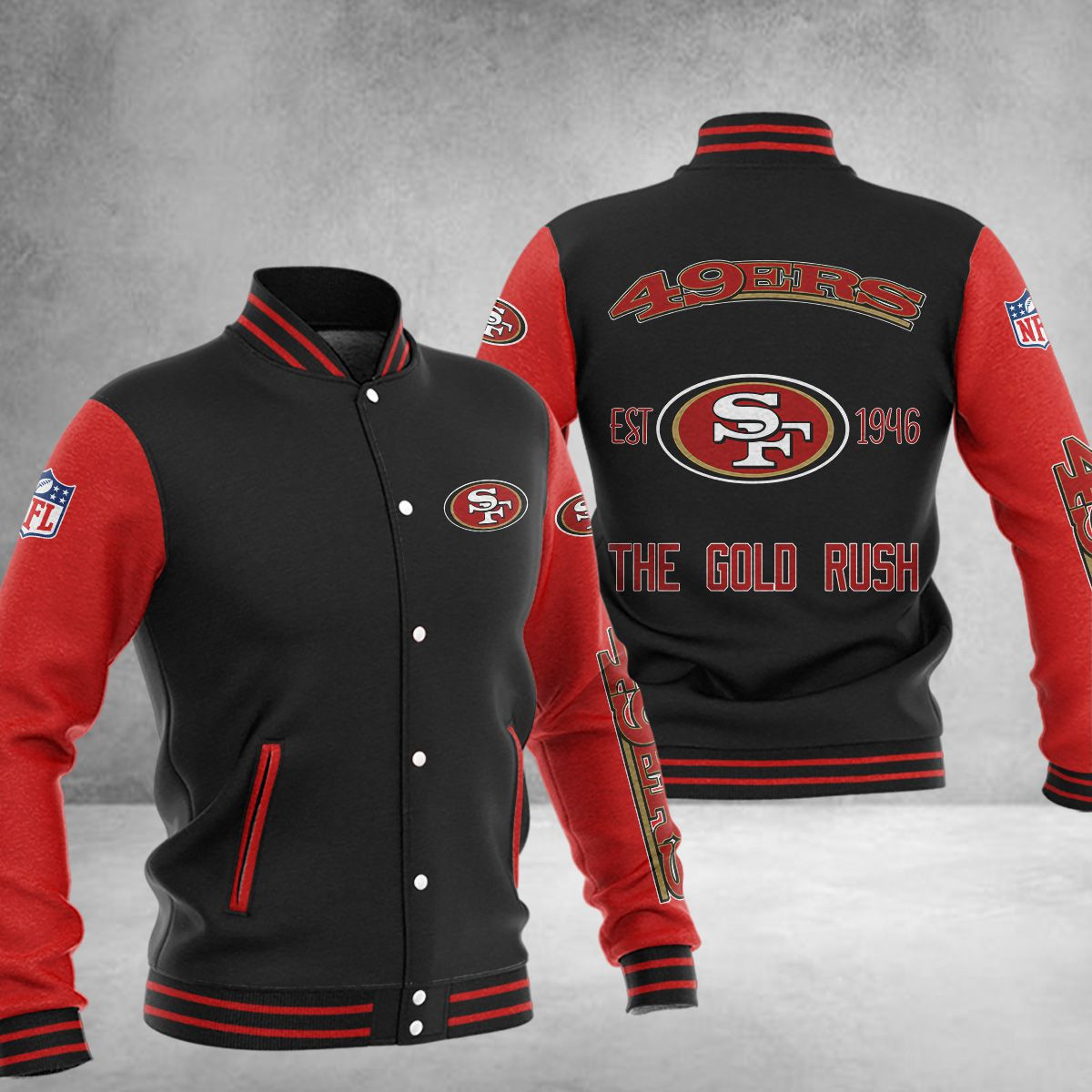 San Francisco 49ers Baseball Jacket 1528