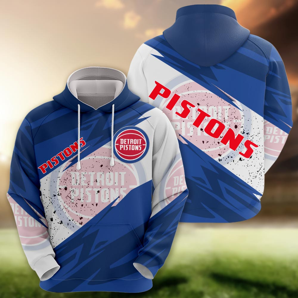 Detroit Pistons  All Over Print Apparel