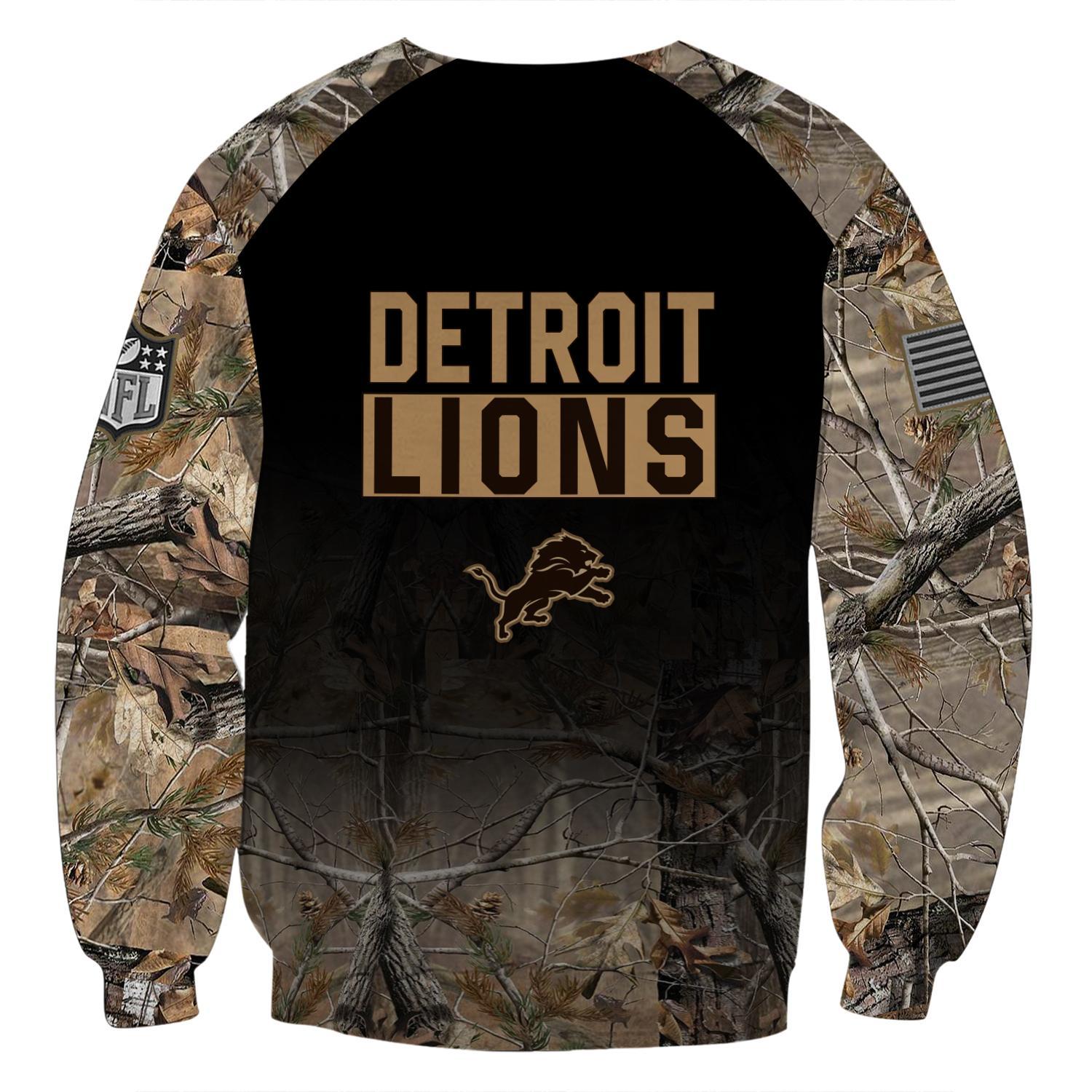 thumbnail image 2 of Detroit Lions 2024 Personalized Name & Number Hoodie - Fan Made, Unisex S-5XL 2 of 3