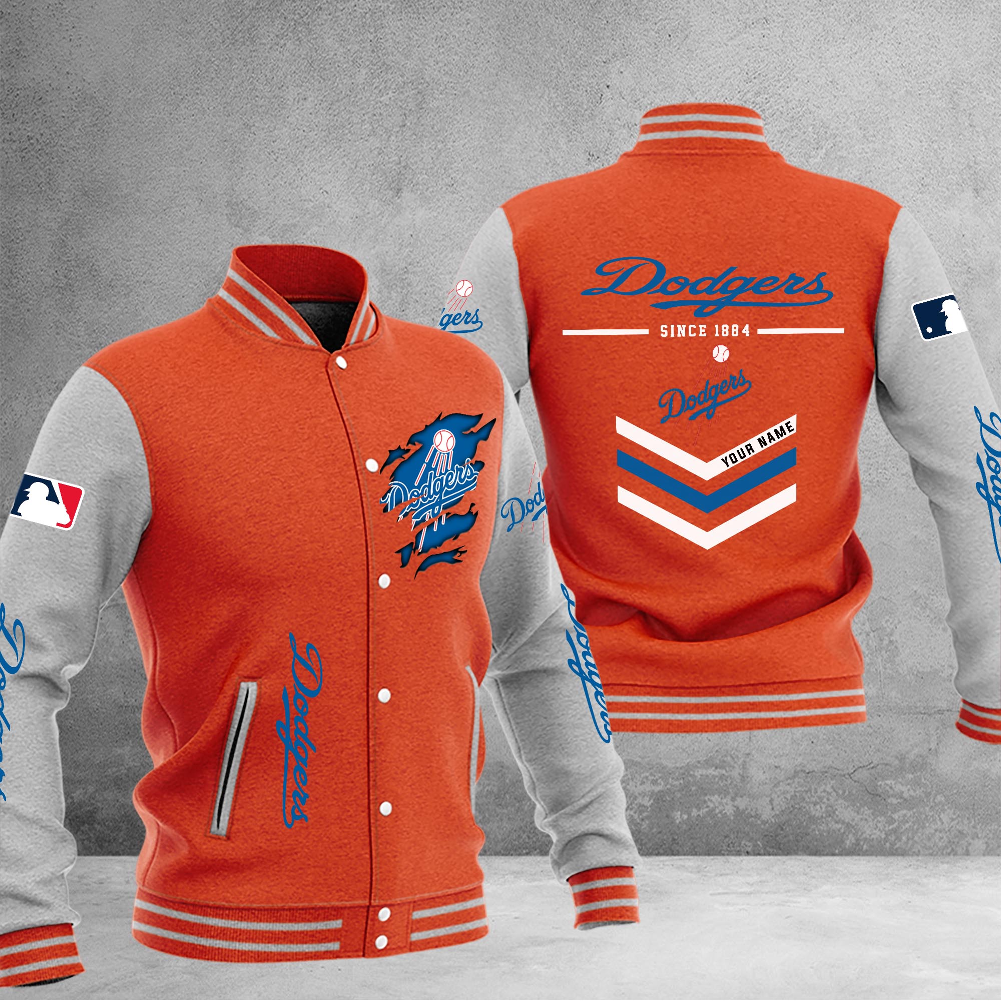 Los Angeles Dodgers Varsity Baseball Jacket – Weesti