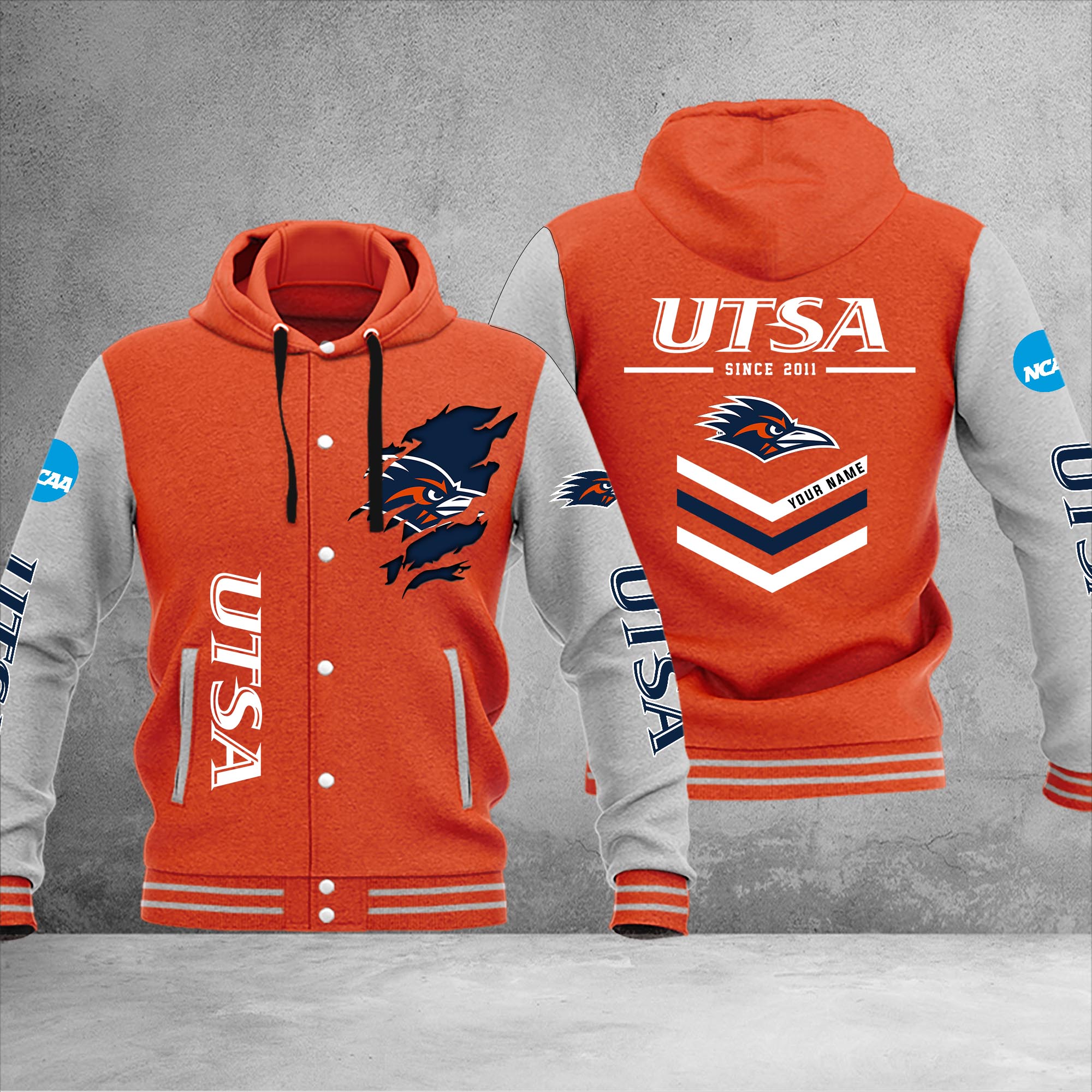 Utsa Jacket UTSA Roadrunners Varsity Baseball Jacket – Nousty