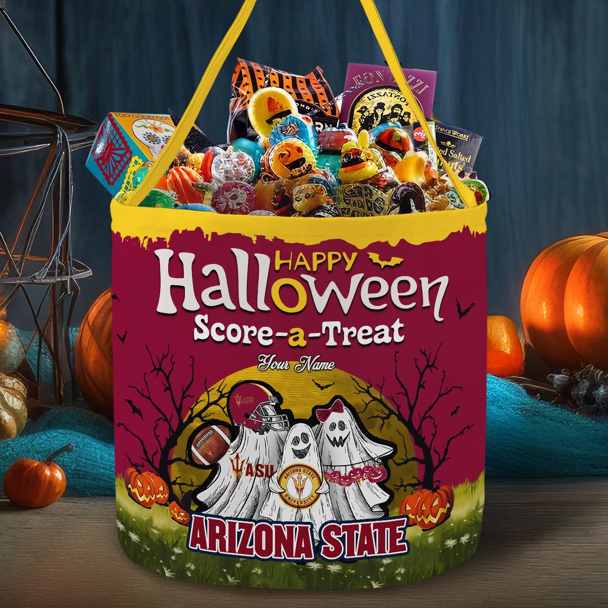 Arizona State Sun Devils Happy Halloween Candy Basket – Nousty
