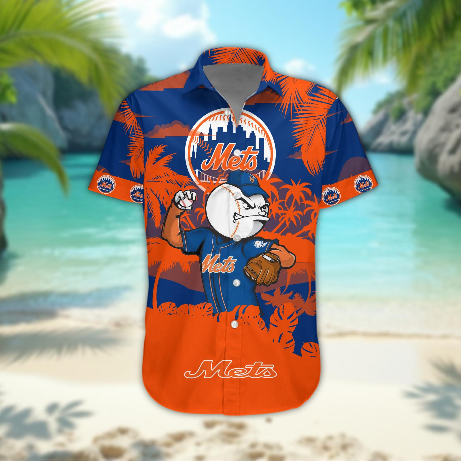 BEST MLB New York Mets Hawaiian shirt - Express your unique style with