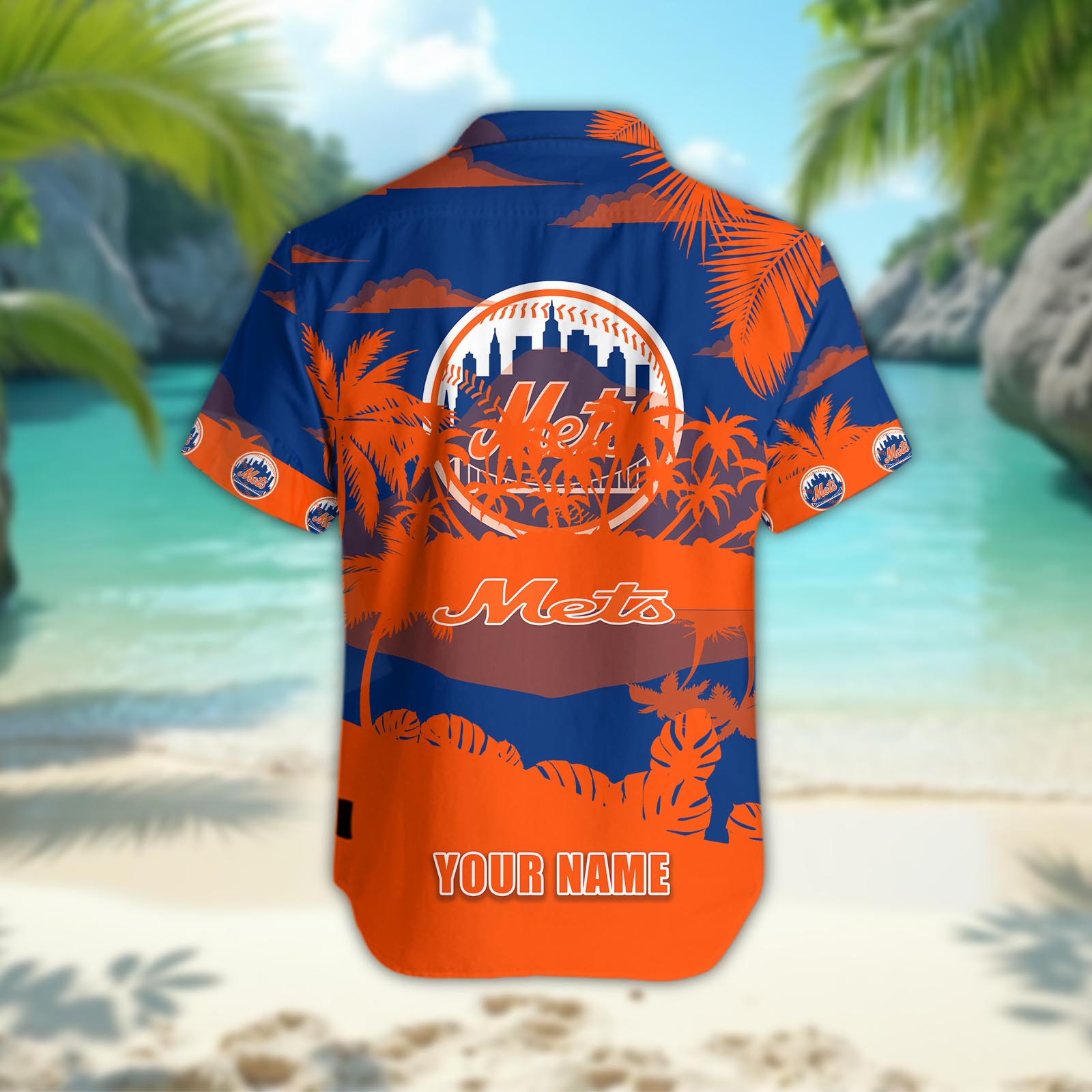 Authentic* 2025 New York Mets Hawaiian Shirt 6/15 SGA NY