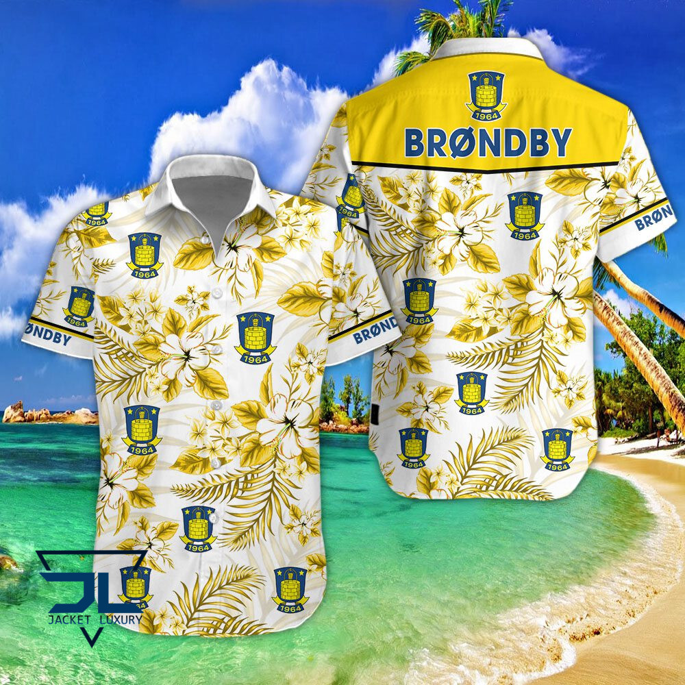 Brøndby IF 2022 tropical summer hawaiian shirt