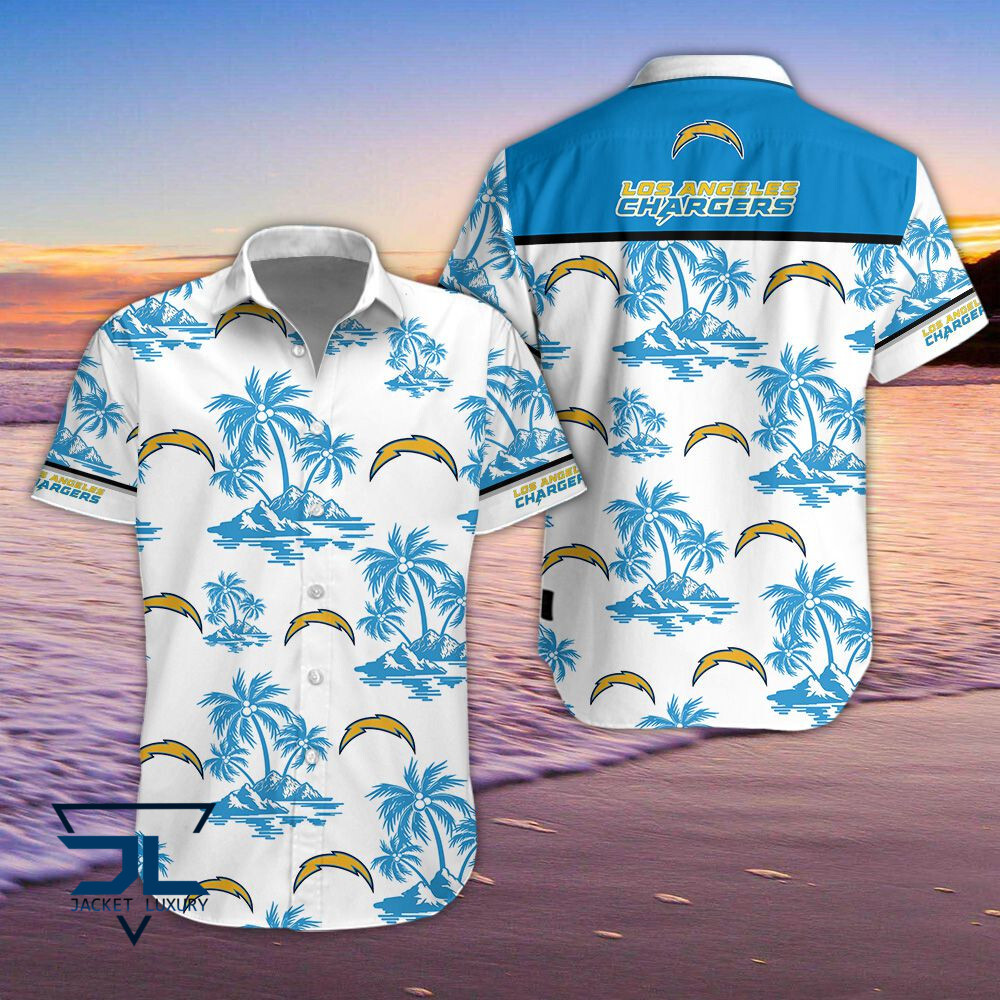 Los Angeles Chargers Hawaiian Shirt, Shorts1