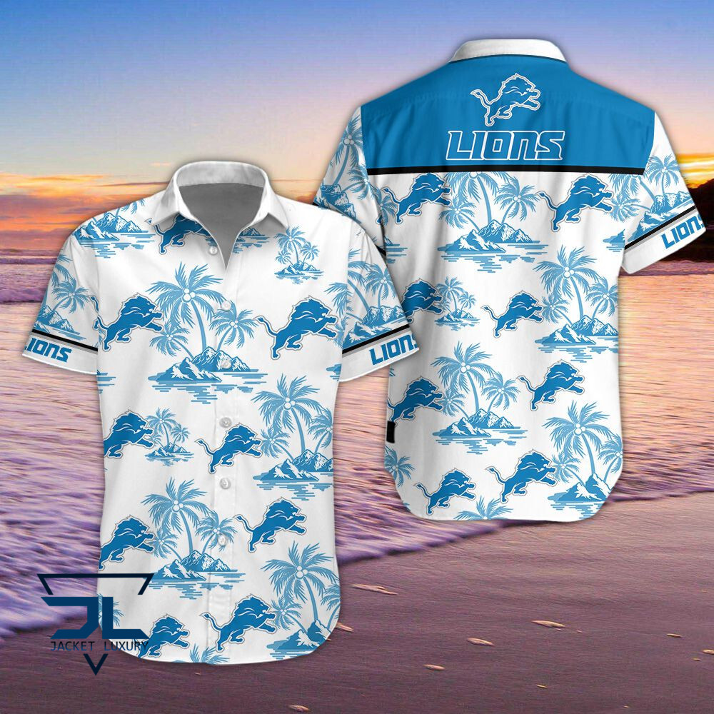 Detroit Lions Hawaiian Shirt, Shorts1