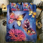 Blossomky And Butterfly3D Customize Bedding Set Duvet Cover SetBedroom Set Bedlinen , Comforter Set