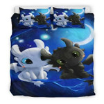 Toothless Night Fury Vs Light Fury Bedding Set (Duvet Cover &amp;amp; Pillowcases) EXR8052 , Comforter Set