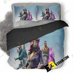 Fortnite Battle Royale Season 6 7P 3D Customized Bedding Sets Duvet Cover Set Bedset Bedroom Set Bedlinen , Comforter Set