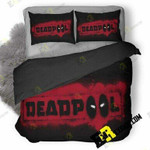 Deadpool Logo Image 3D Customized Bedding Sets Duvet Cover Set Bedset Bedroom Set Bedlinen , Comforter Set
