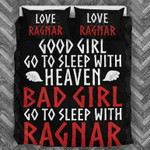 Bad Girl Go Toleep With Ragnar 3D Customize Bedding Set Duvet Cover SetBedroom Set Bedlinen , Comforter Set