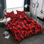 Red Butterflies 3D Customize Bedding Set/ Duvet Cover Set/  Bedroom Set/ Bedlinen , Comforter Set