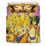 Dragon Ball Goku Yellow Hair Bedding Set , Comforter Set