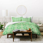 Holli Zollinger ANTHOLOGY OF PATTERN SEVILLE MARBLE GREEN Duvet Cover , Comforter Set