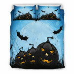 Halloween Jack O Lantern Duvet Cover Set , Comforter Set