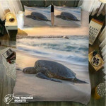 leepy Turtle At Beach3D Customize Bedding Set/ Duvet Cover Set/  Bedroom Set/ Bedlinen , Comforter Set