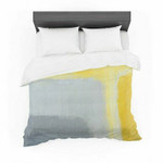 CarolLynn Tice &amp;quot;Inspired&amp;quot; Grey Yellow Featherweight3D Customize Bedding Set Duvet Cover SetBedroom Set Bedlinen , Comforter Set
