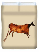 Red Cow In Beige 3D Personalized Customized Duvet Cover Bedding Sets Bedset Bedroom Set , Comforter Set