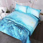 Watercolour Ocean Waves 3D Customize Bedding Set/ Duvet Cover Set/  Bedroom Set/ Bedlinen , Comforter Set
