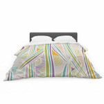 Emine Ortega &amp;quot;Graphique White&amp;quot; Featherweight3D Customize Bedding Set/ Duvet Cover Set/  Bedroom Set/ Bedlinen , Comforter Set