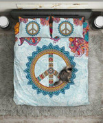 Peace ign Bohemian Mandala PQ 0030 PQ ART HOP 3D Customized Bedding Sets Duvet Cover Bedlinen Bed set , Comforter Set