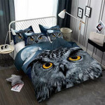 Night Time Owl 3D Customize Bedding Set/ Duvet Cover Set/  Bedroom Set/ Bedlinen , Comforter Set