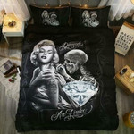 Marilyn Monroe Skull #1 3D Personalized Customized Bedding Sets Duvet Cover Bedroom Sets Bedset Bedlinen , Comforter Set