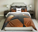 OrangeGrey Basketball On Light Grey Background  Design  | kings3D Customize Bedding Set/ Duvet Cover Set/  Bedroom Set/ Bedlinen , Comforter Set