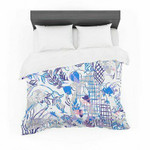 Gabriela Fuente &amp;quot;She&amp;quot; Blue White Featherweight3D Customize Bedding Set Duvet Cover SetBedroom Set Bedlinen , Comforter Set