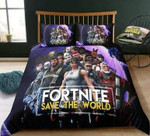 Save The World Fortnite Gamer  3D Customized Bedding Sets Duvet Cover Bedlinen Bed Set , Comforter Set