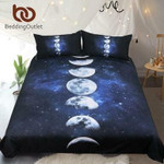 Moon Eclipse Changing 3D Customize Bedding Set/ Duvet Cover Set/  Bedroom Set/ Bedlinen , Comforter Set