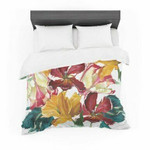 Lydia Martin &amp;quot;Flower Power&amp;quot; Floral Rainbow Cotton3D Customize Bedding Set Duvet Cover SetBedroom Set Bedlinen , Comforter Set