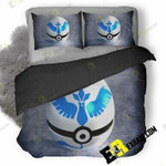 Team Mystic Pokeball Sd 3D Customized Bedding Sets Duvet Cover Set Bedset Bedroom Set Bedlinen , Comforter Set