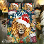 Lion Christmas Collection #09071 3D Customize Bedding Set/ Duvet Cover Set/  Bedroom Set/ Bedlinen , Comforter Set