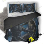 Black Panther And Erik Killmonger Artwork 8A 3D Customize Bedding Sets Duvet Cover Bedroom set Bedset Bedlinen , Comforter Set