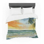 Rosie Brown &amp;quot;End of Day&amp;quot; Beach Featherweight3D Customize Bedding Set Duvet Cover SetBedroom Set Bedlinen , Comforter Set