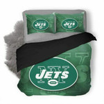 NFL New York Jets #1 3D Personalized Customized Bedding Sets Duvet Cover Bedroom Sets Bedset Bedlinen , Comforter Set