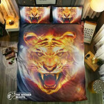 Fire And Ice Tiger3D Customize Bedding Set/ Duvet Cover Set/  Bedroom Set/ Bedlinen , Comforter Set