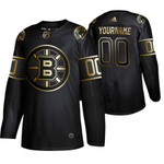 Men’s Boston Bruins 2019 Black Golden Edition Custom Jersey