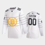 Boston Bruins Custom #00 2020 NHL All-Star Game Authentic White Jersey
