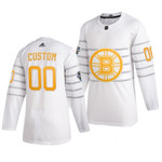 Boston Bruins Custom 00 2020 NHL All-Star Game Authentic  White Jersey - Youth