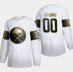 2020 Buffalo Sabres Custom White Gold Edition Jersey