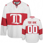Reebok Detroit Red Wings Youth's Customized Premier White Third Jersey
