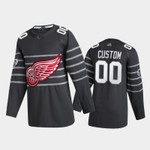 Detroit Red Wings Custom #00 2020 NHL All-Star Game Authentic Gray Jersey