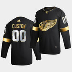 Detroit Red Wings Custom 2020-21 Golden Edition Limited Authentic Black Jersey